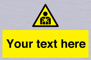 Custom Warning substance or mixture presenting a health hazard